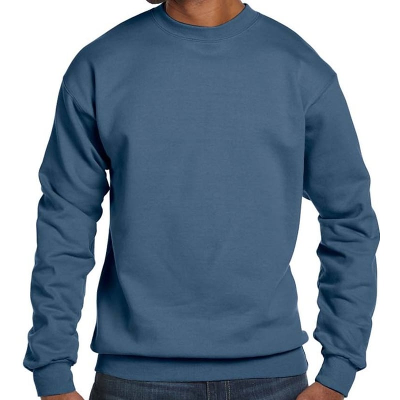 Hanes 7.8 Oz. ComfortBlend® EcoSmart® 50/50 Fleece Crew, custom hoodie or sweatshirt with logo imprint 3