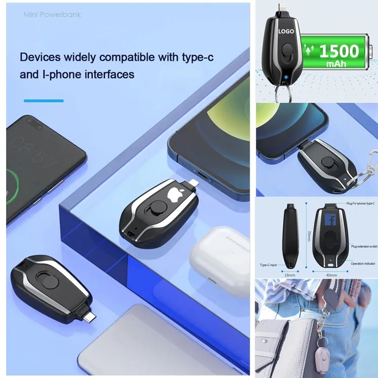 Mini Power Pod with Keychain 2
