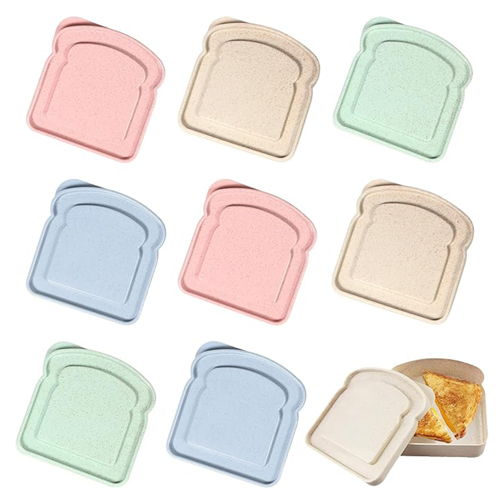 MOQ50 Portable Sandwich Storage Container 1