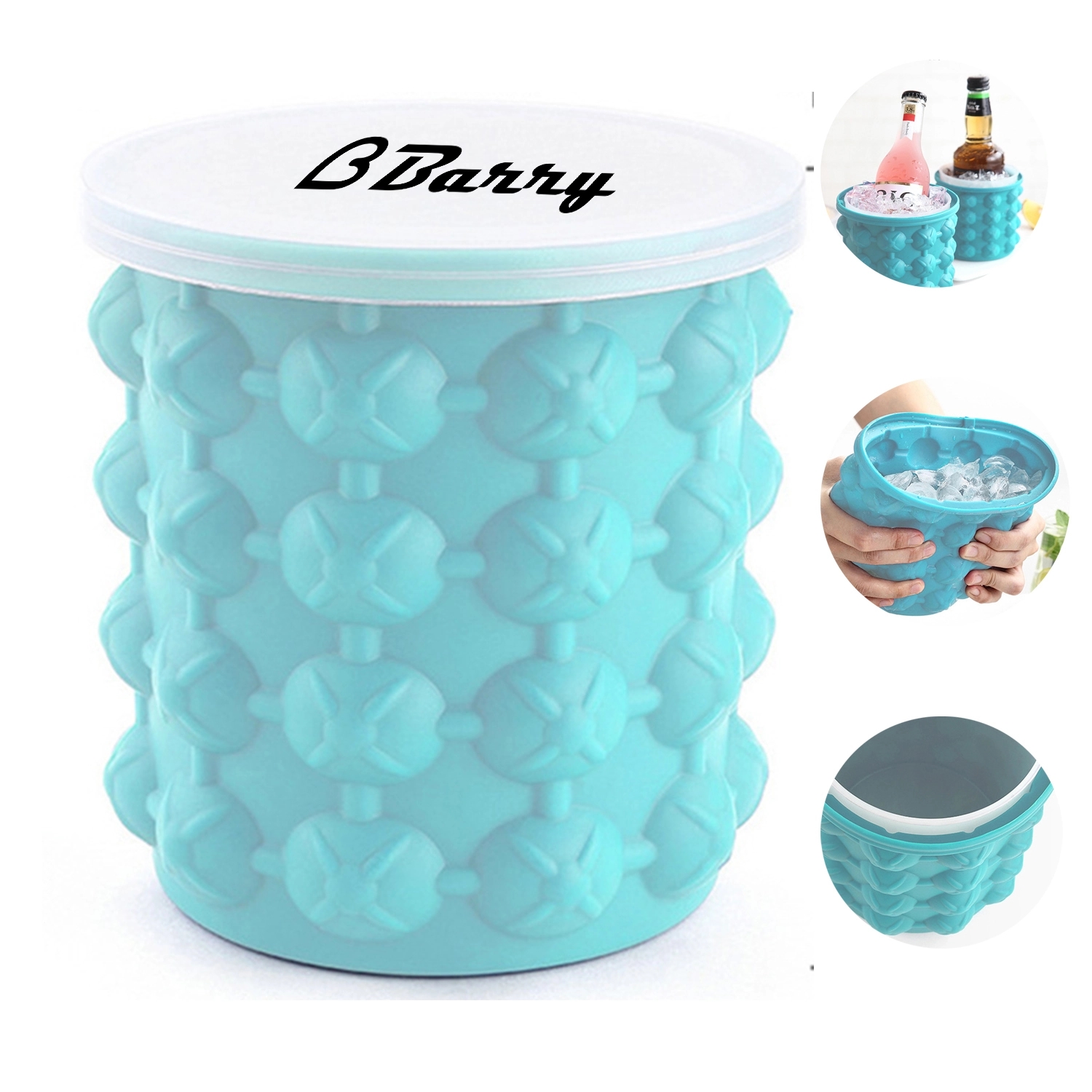 20.29 Oz Silicone Ice Bucket 2