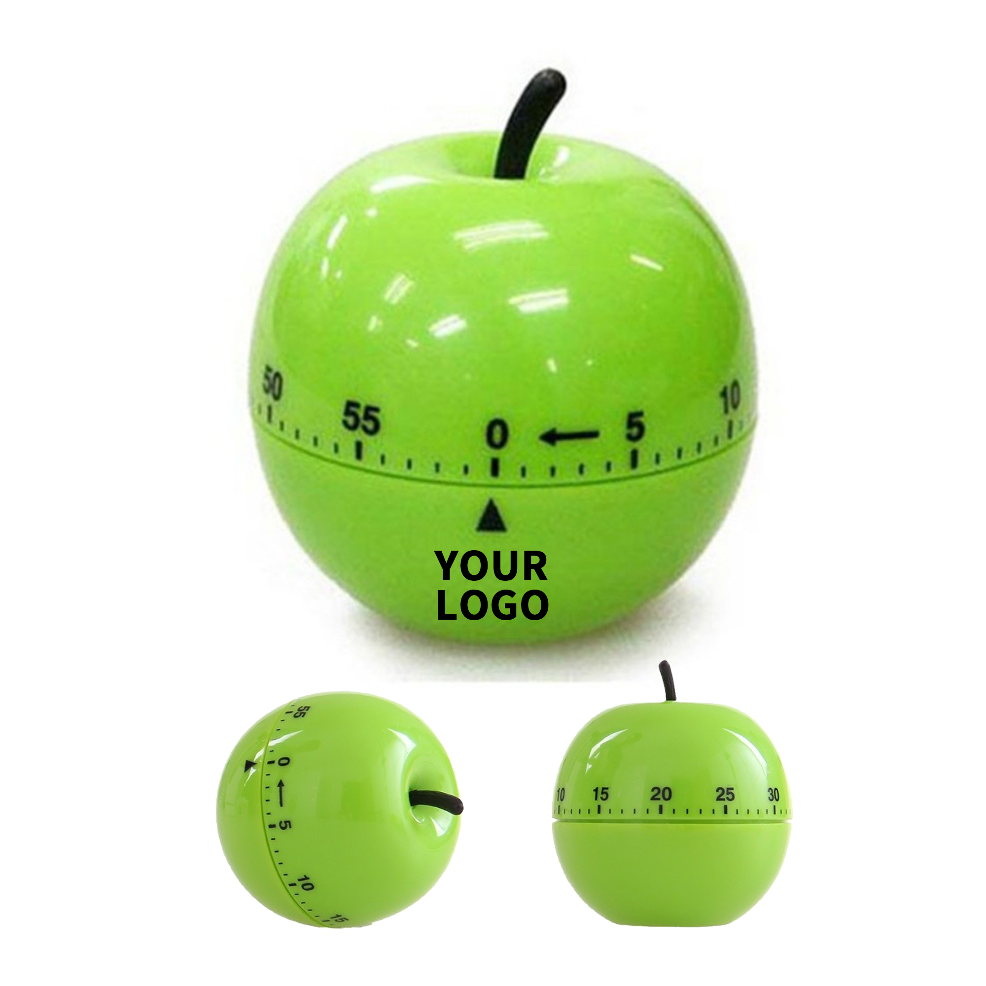 Mechanical Wind Up Kitchen Timer With Audible Alarm 3" x 2.7" 1