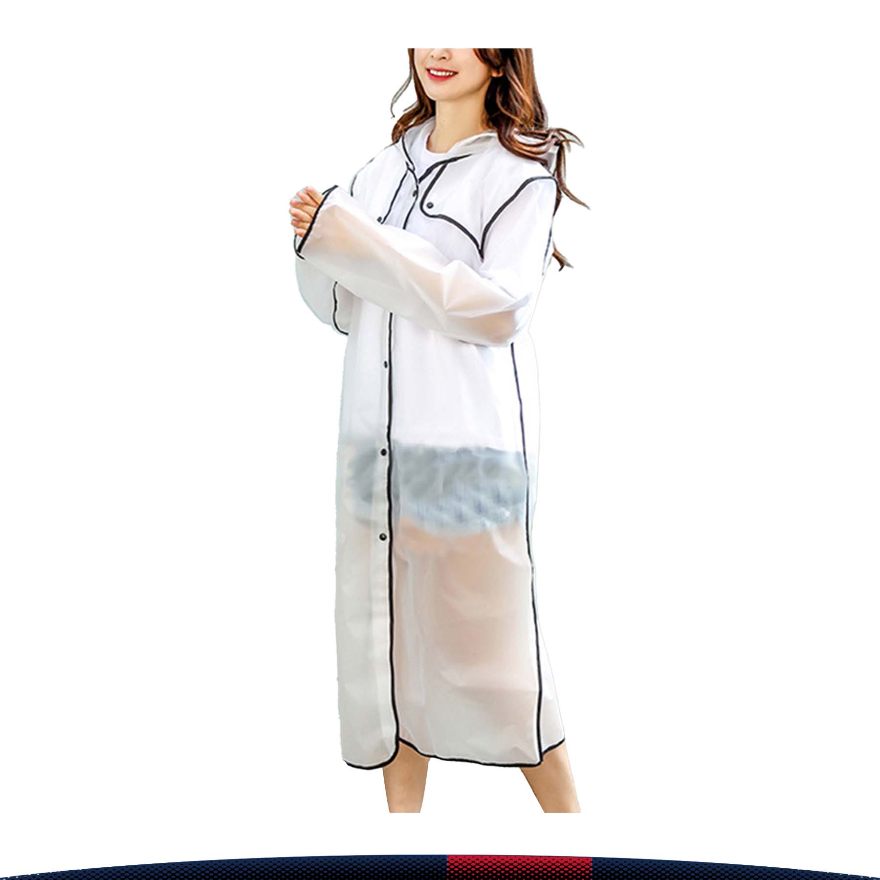 Transparent Adult Raincoat 2