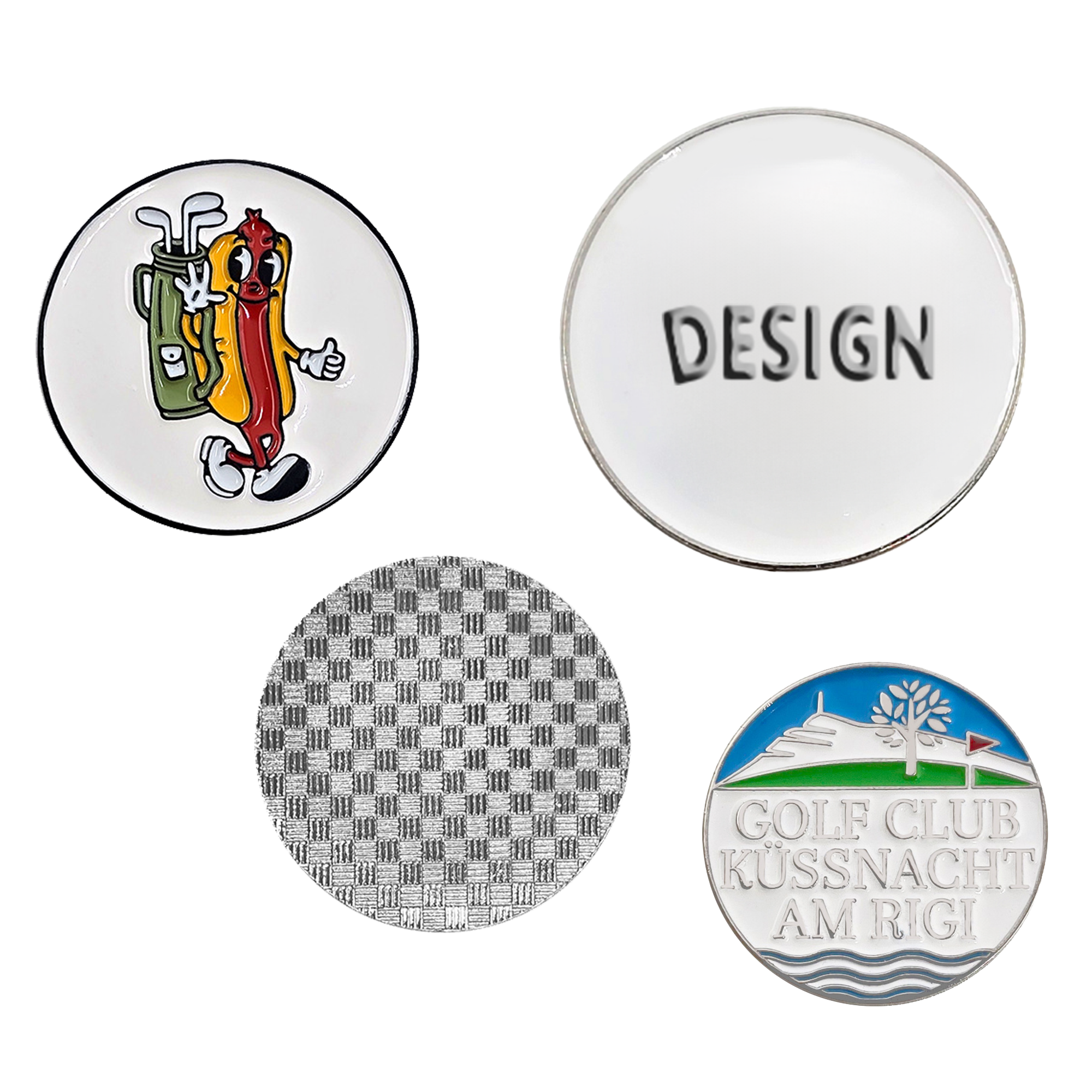 25mm Zinc Alloy Golf Marker 2