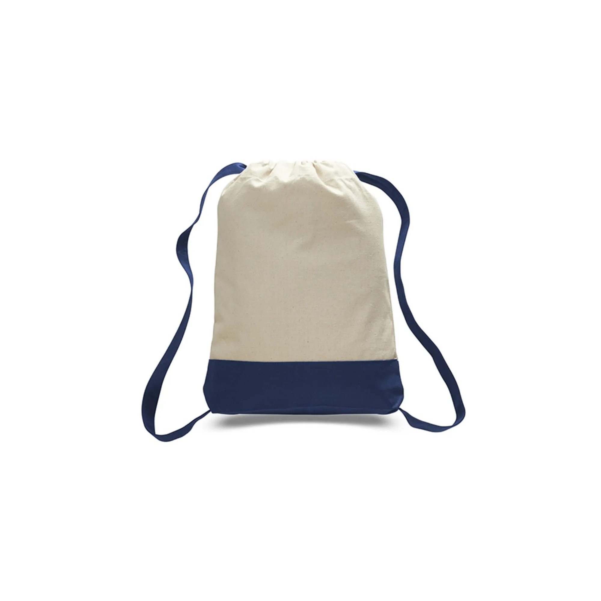 Waterproof Sport Cotton Canvas Drawstring Backpack 5