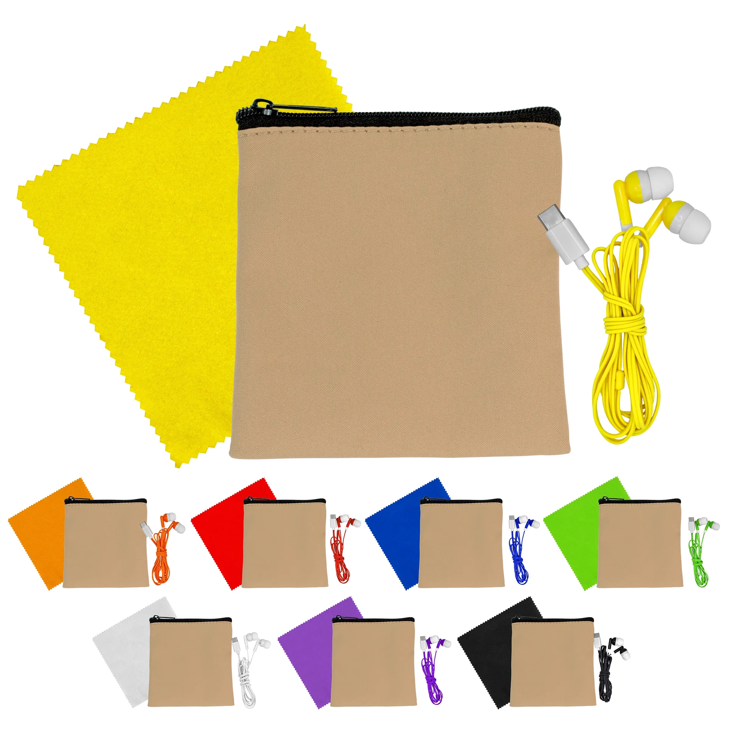 Executive Cloth & Ear Bud Set 13