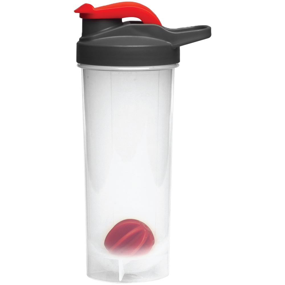 24 oz. Plastic Shaker Bottle with Mixer 3