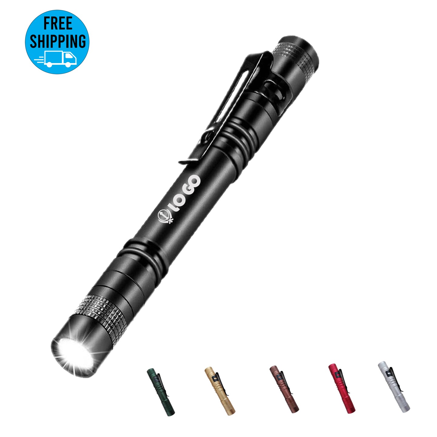 Aluminum LED pocket work light with clip 3