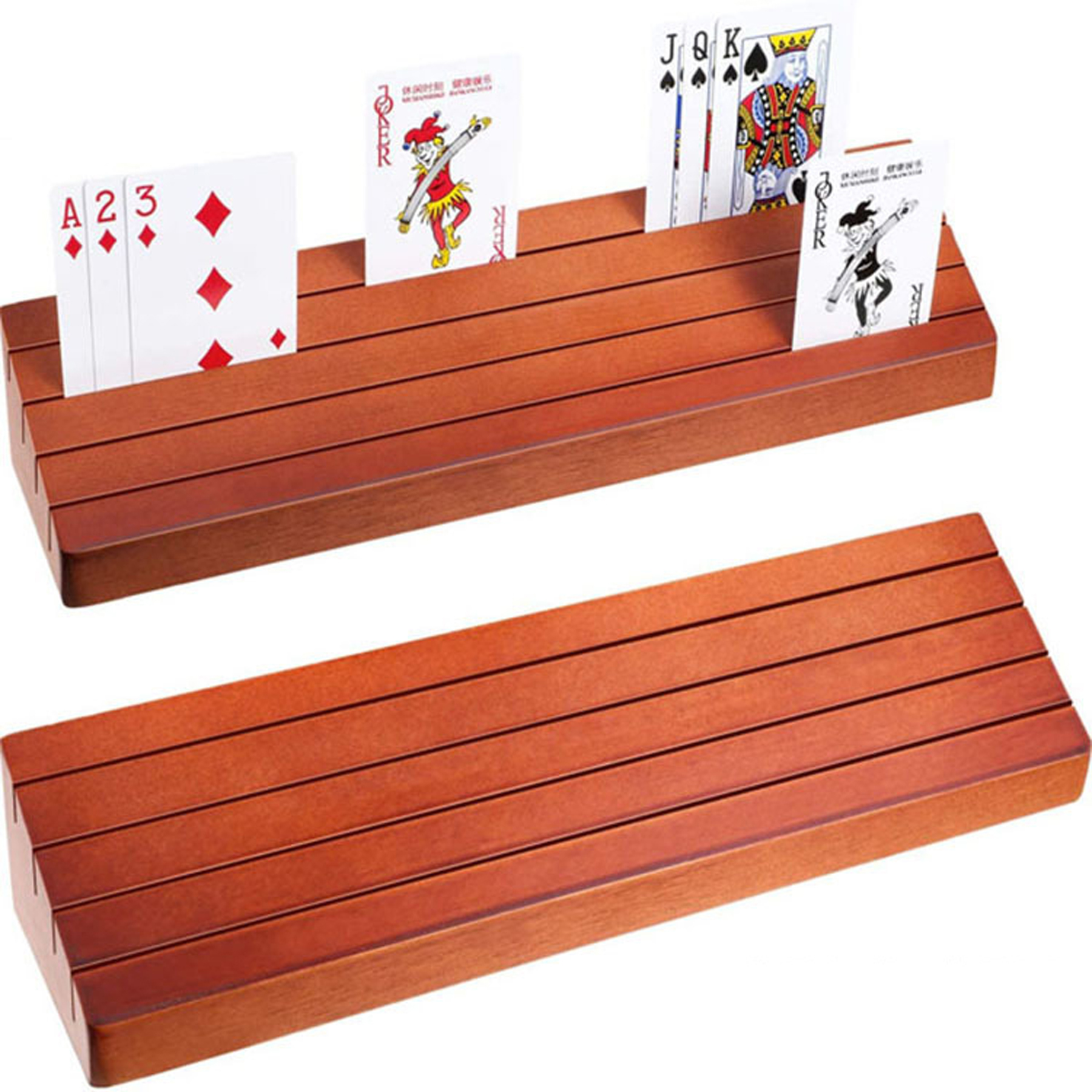 Wooden Card Organizer Tray 1