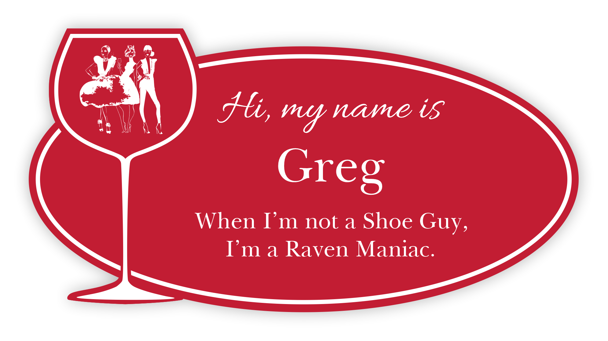 Custom Shape Name Badge 3
