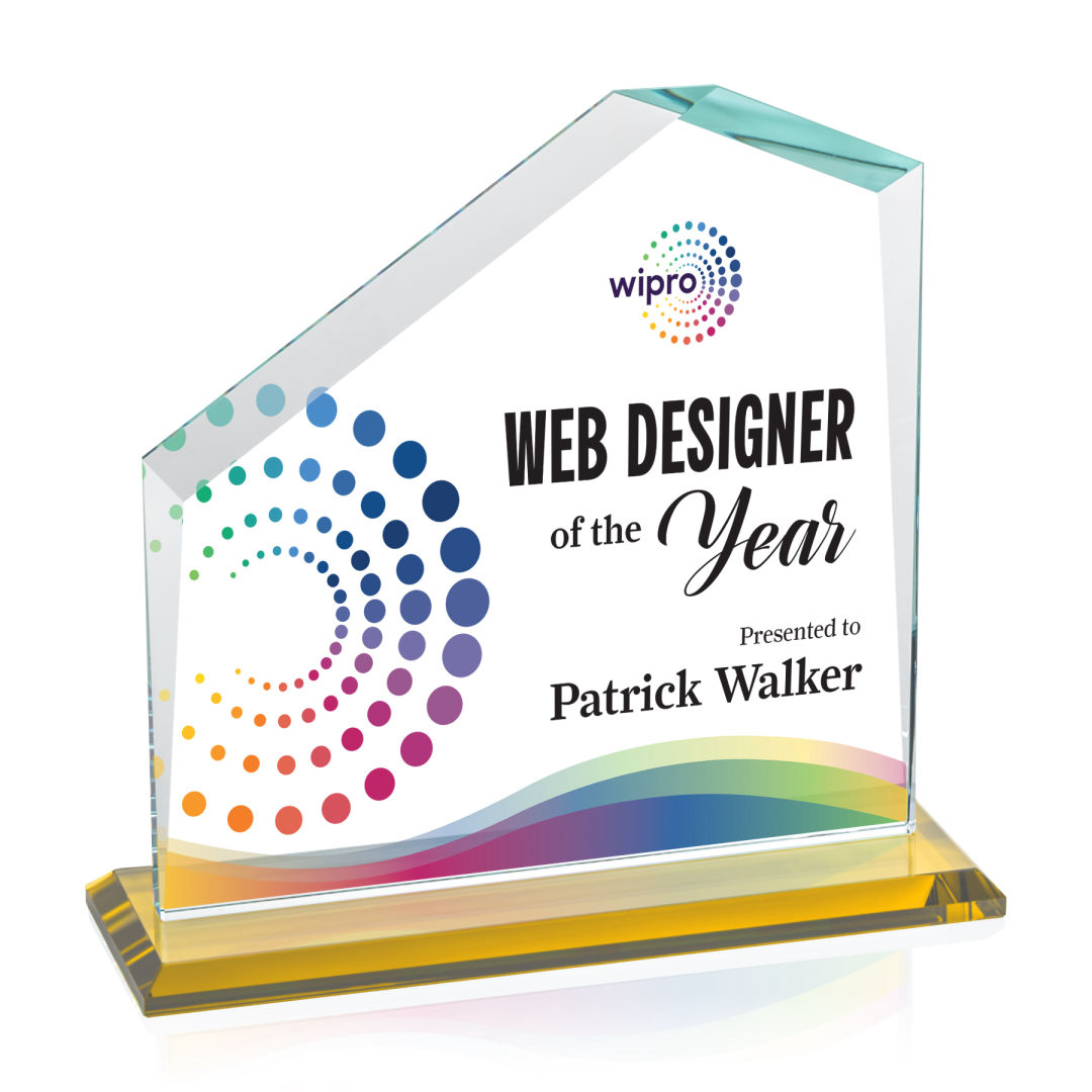 Fairmont VividPrint™ Award - Amber 3
