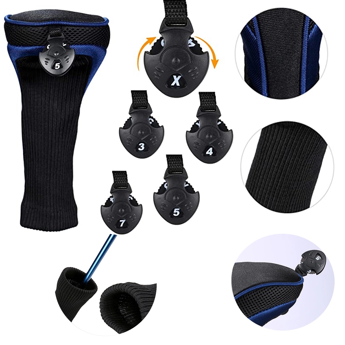 Golf Driver Wood Head Covers 2