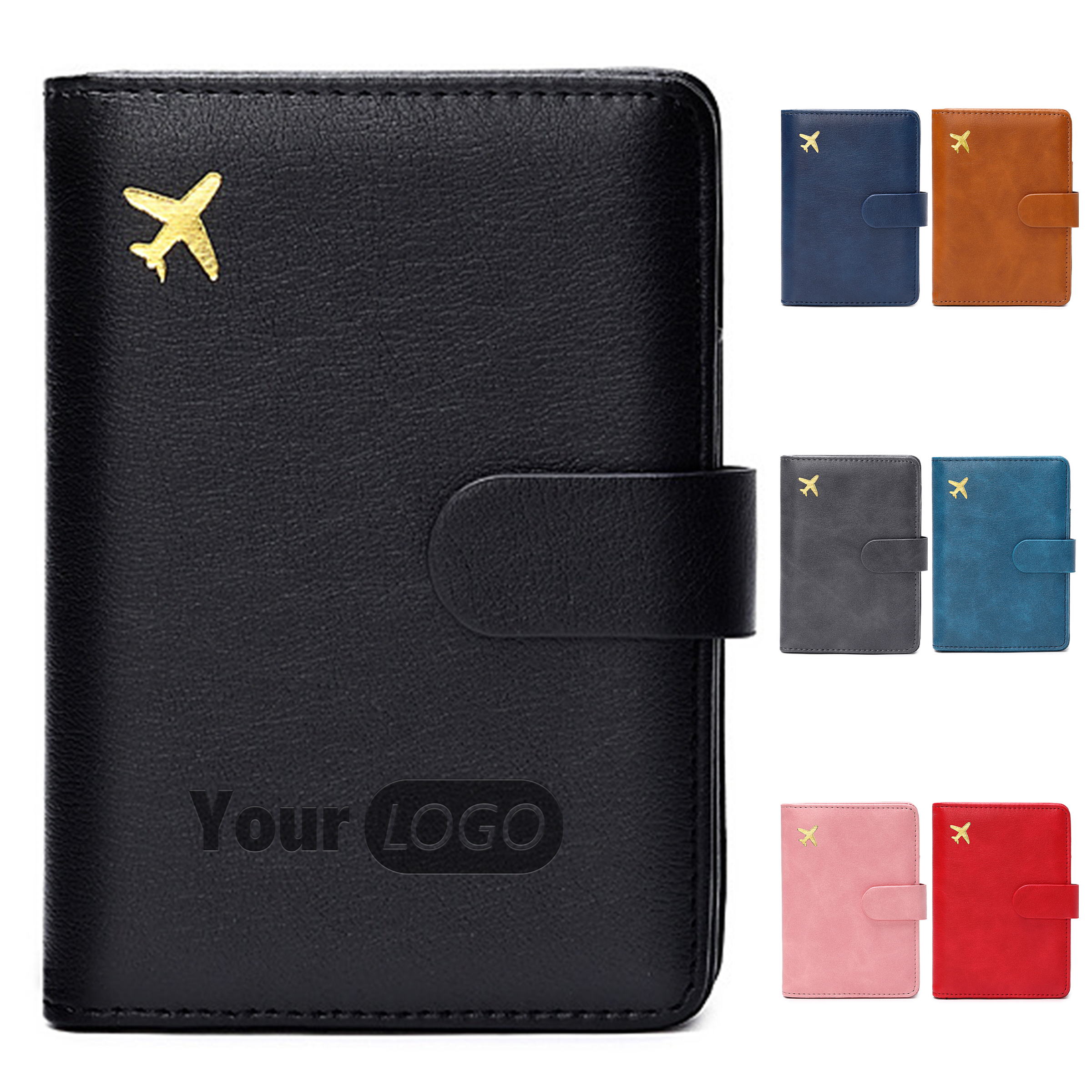 Pu Rfid Anti-Theft Passport Brush Bag 5