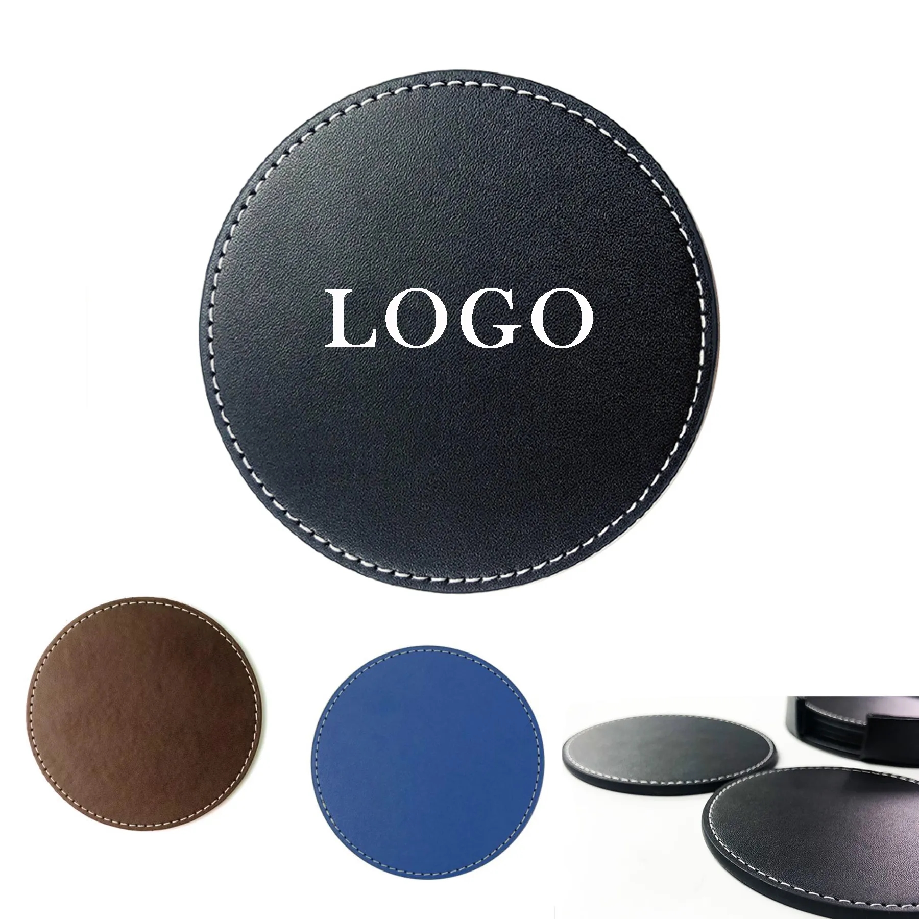 PU Leather Coasters 5