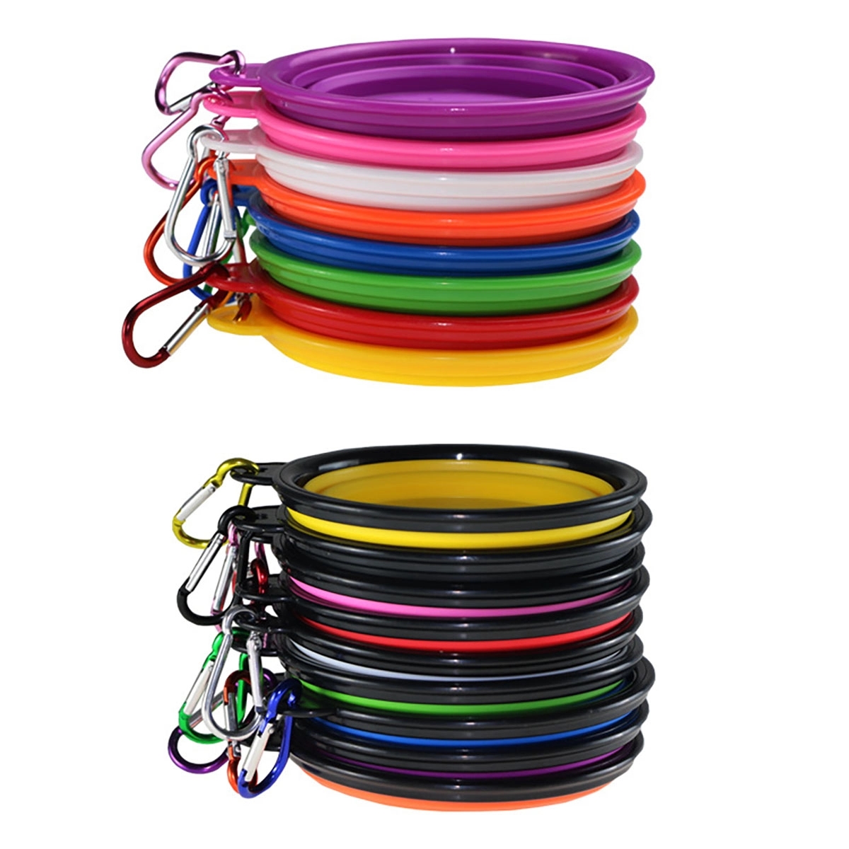 34Oz Pet Folding Bowl With Carabiner Clip 7