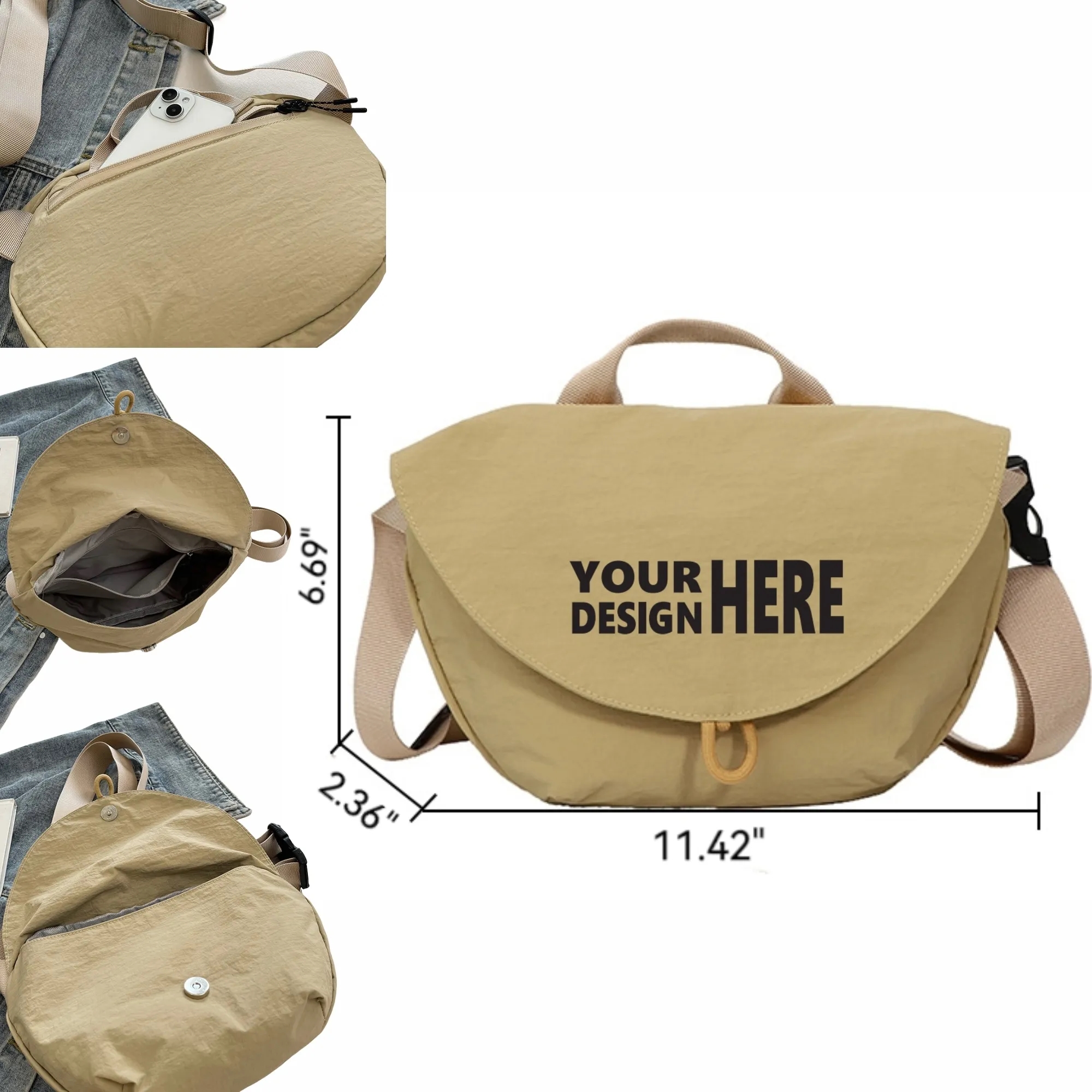 Minimalist Design Women's Dumpling Bag 5