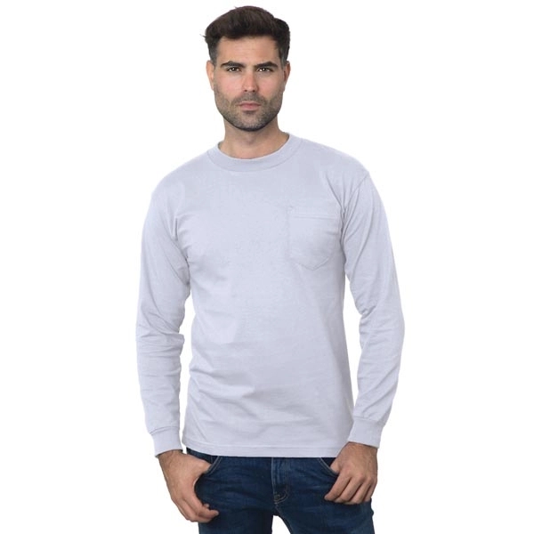 Unisex Union Made L/S Pocket Crew 8
