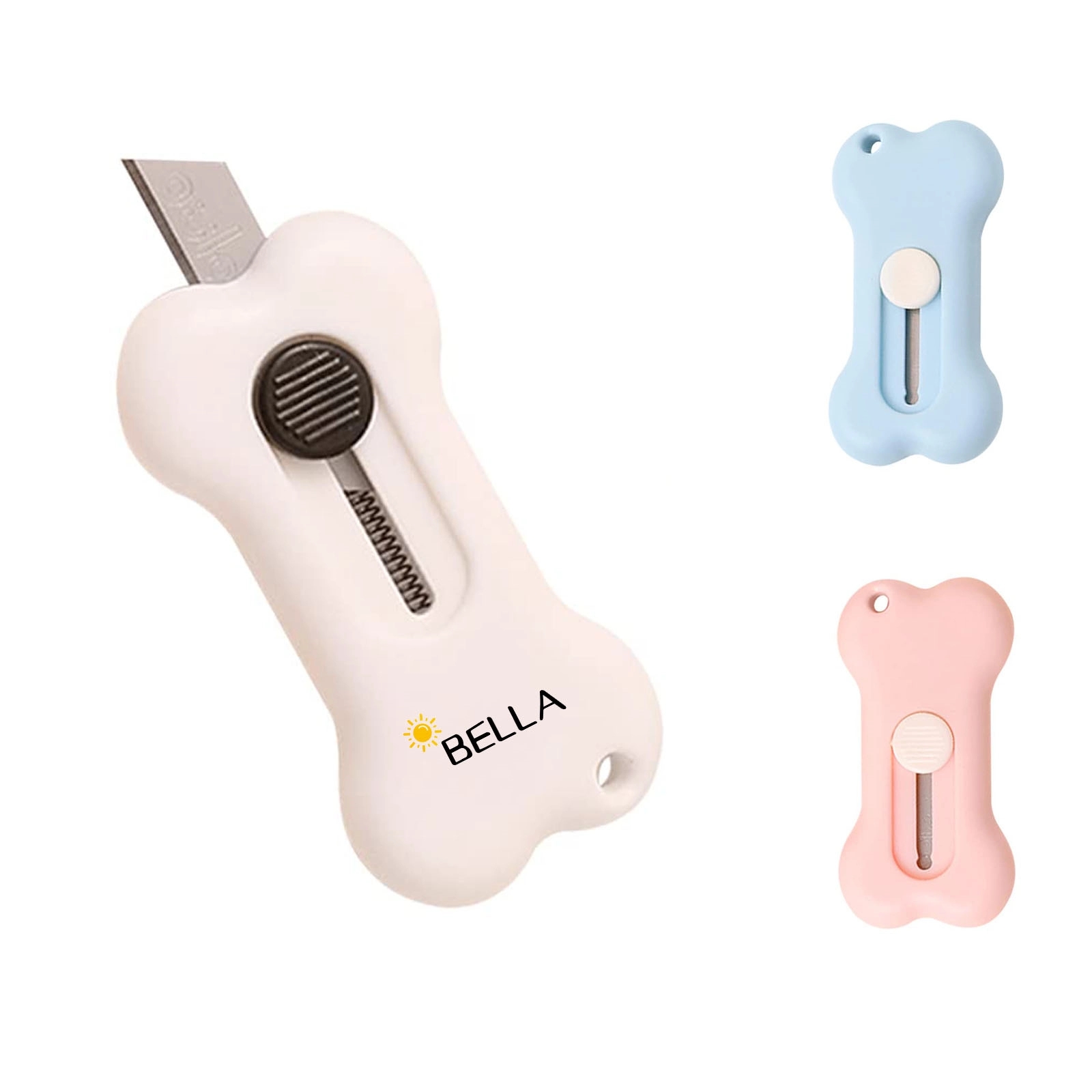 Bones Shaped Tiny Retractable Portable Razor Knife 6