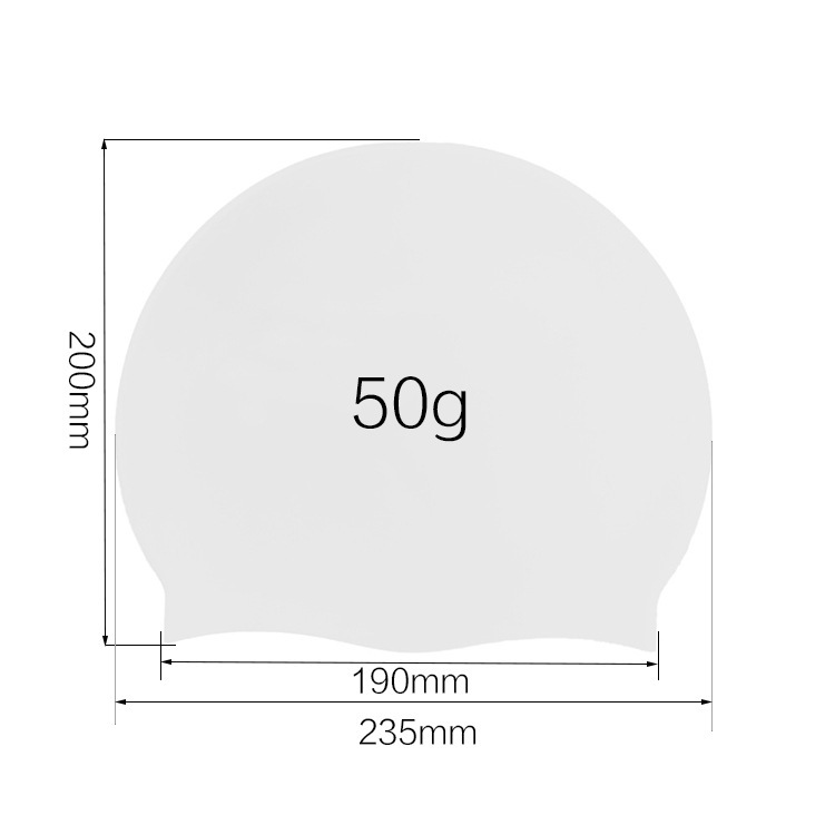 Flexible and Quick-Drying Silicone Swim Cap for Swimmers 1