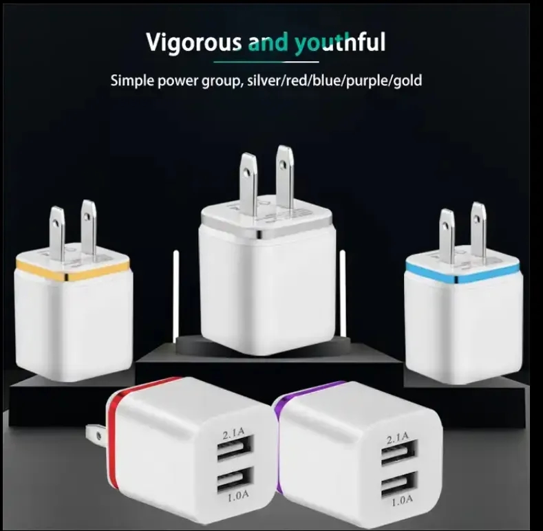 Dual Ports USB Wall Charger 2