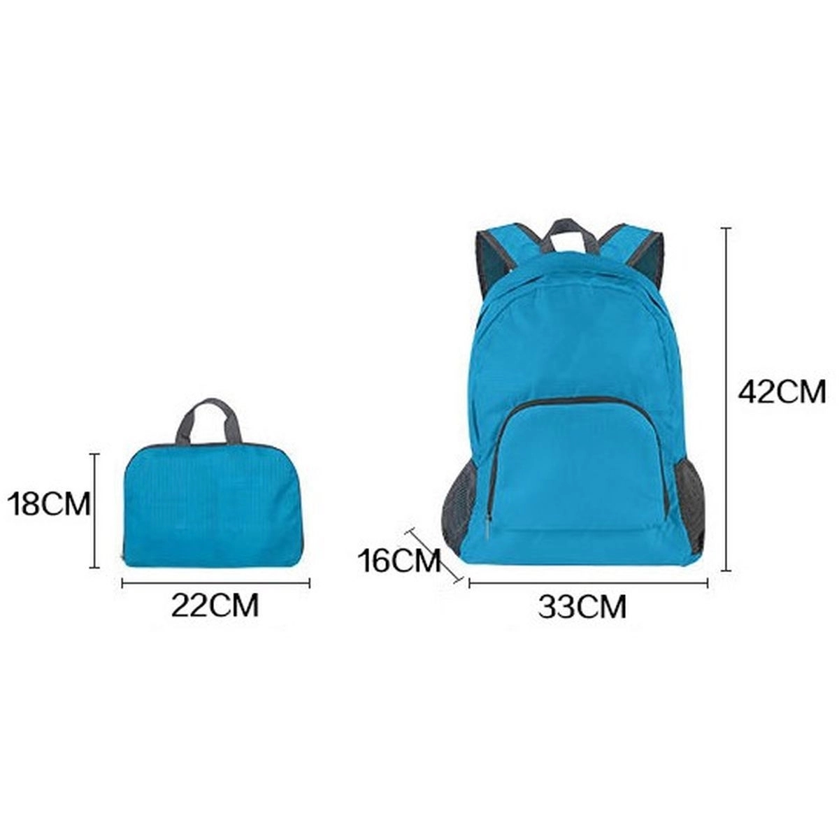 Lightweight Packable Durable Travel Hiking Backpack Daypack 15