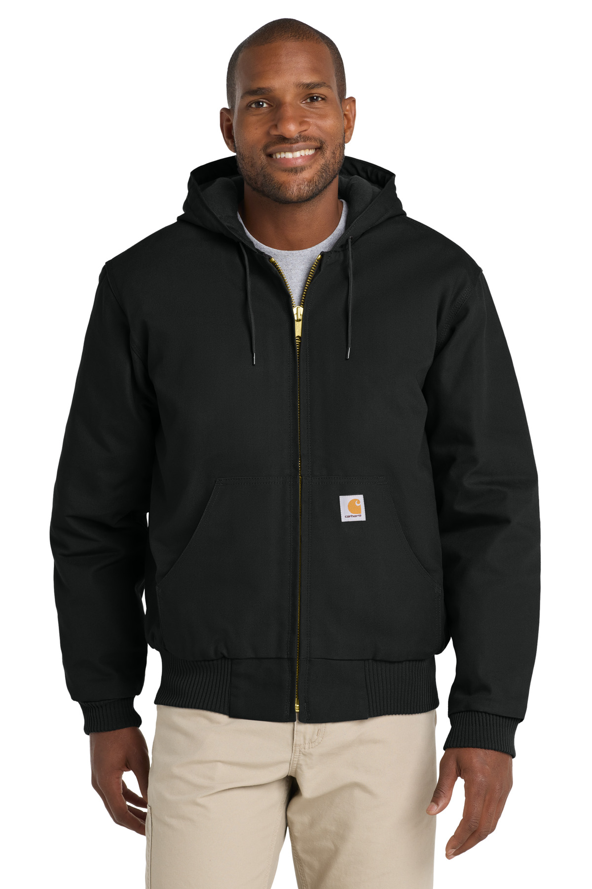 Carhartt Tall Quilted-Flannel-Lined Duck Active Jac. CTT106677 14