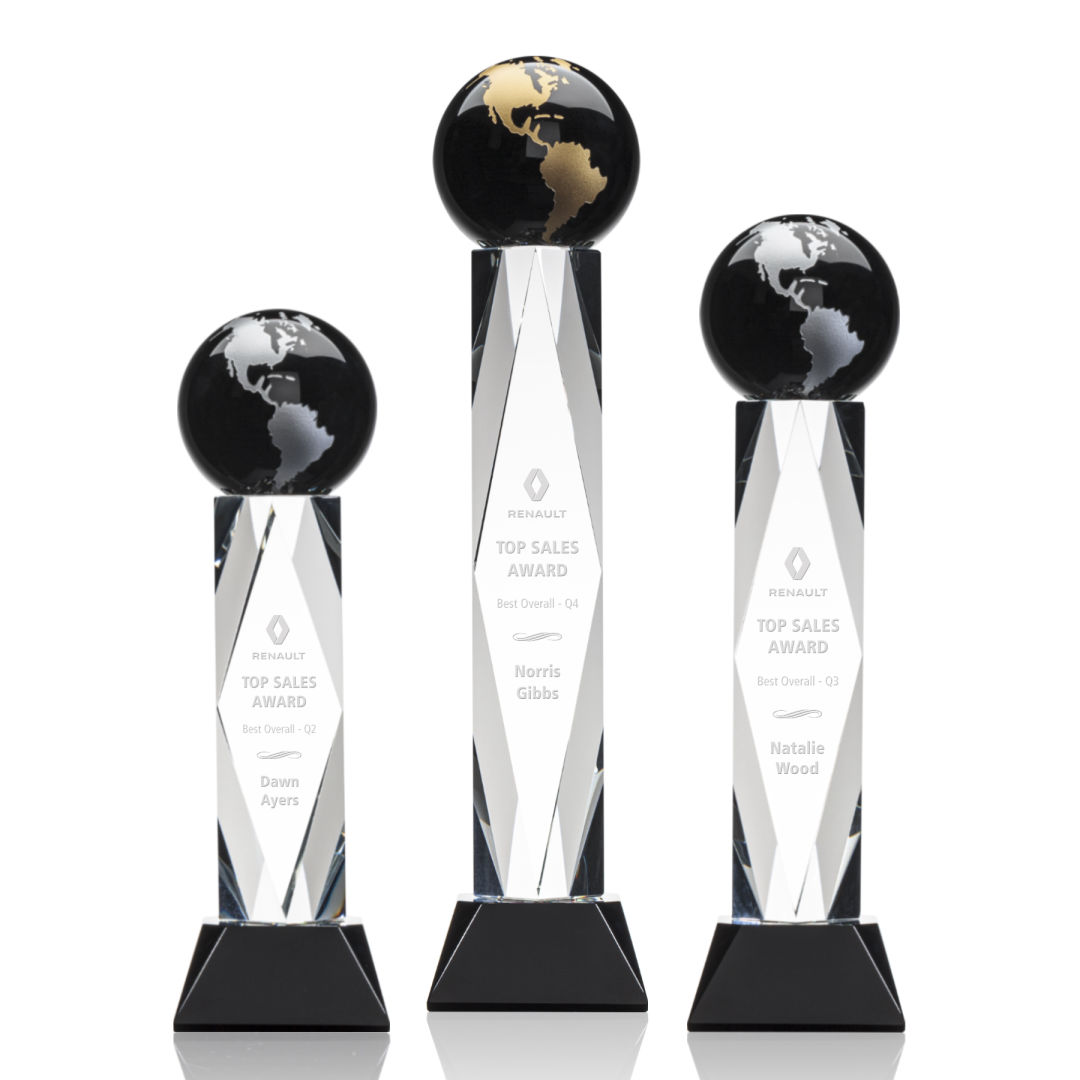 Ripley Globe Award - Black/Gold