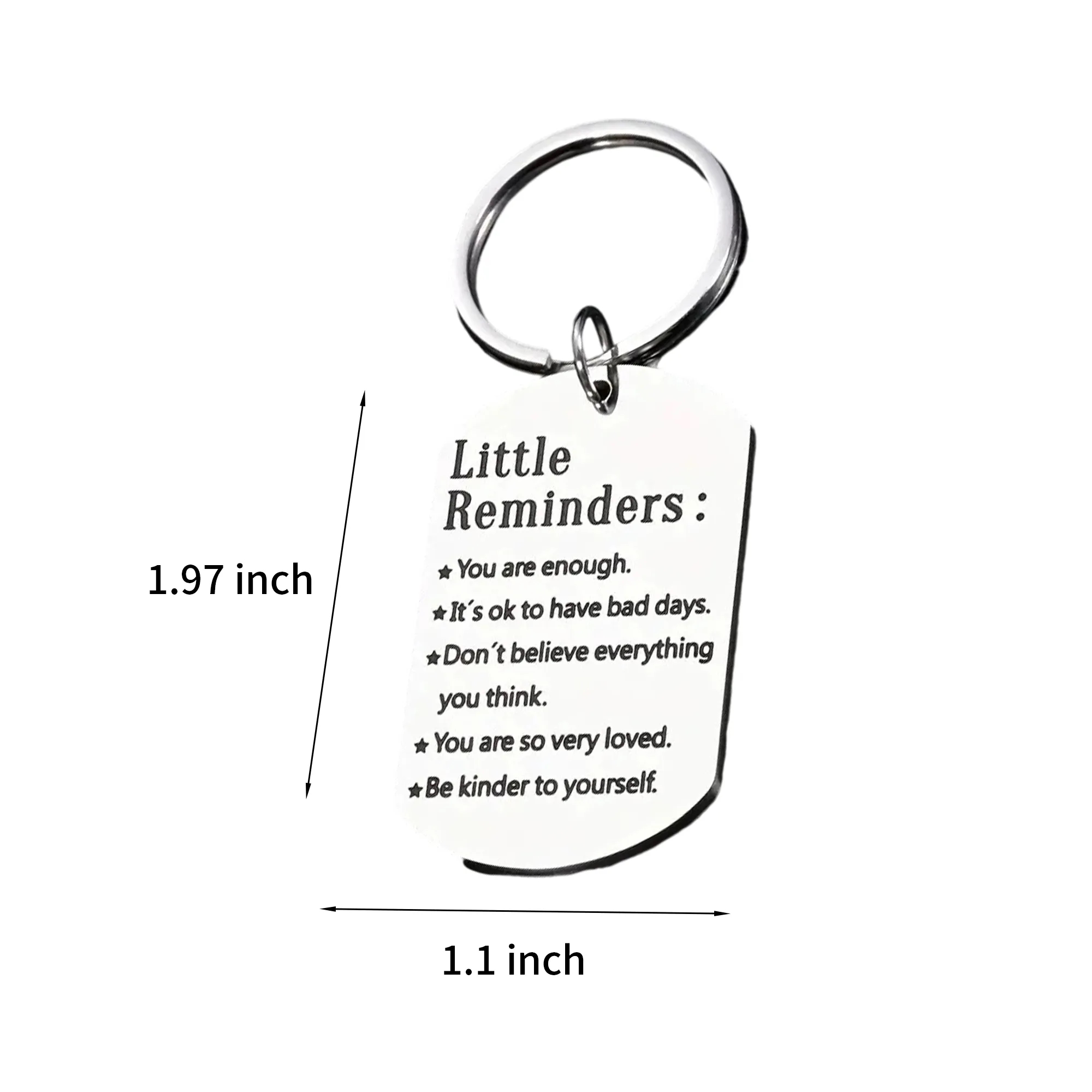 Stainless Steel Engraved Keychain for Custom Personalization 3