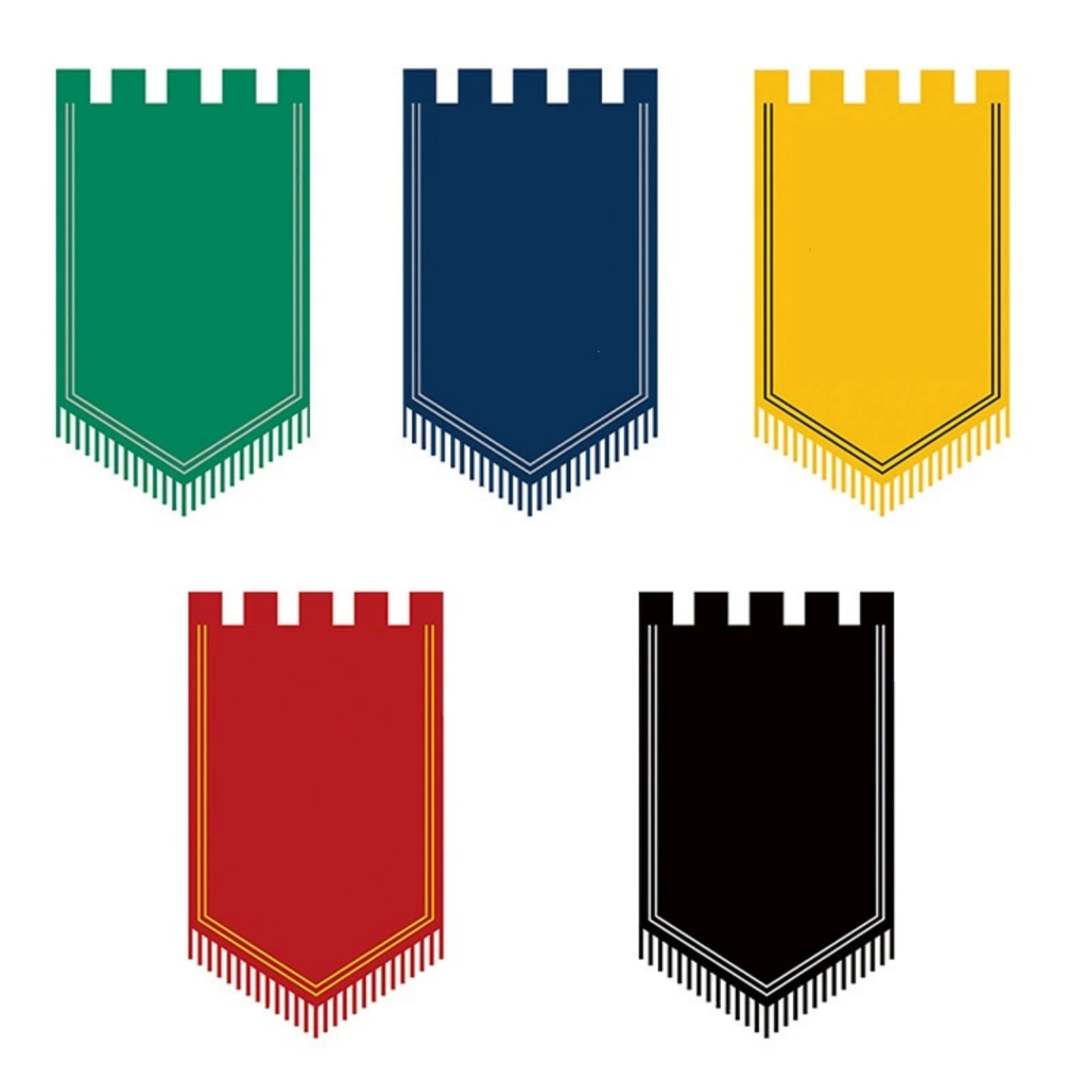 Five Pointed Hanging Flag 2