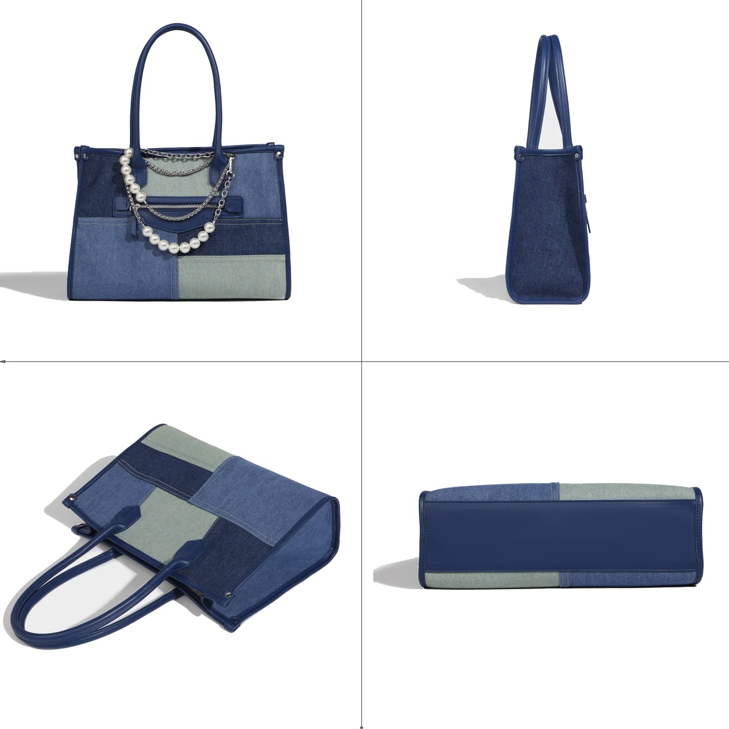 2 IN 1 Denim Shoulder Handbag 2