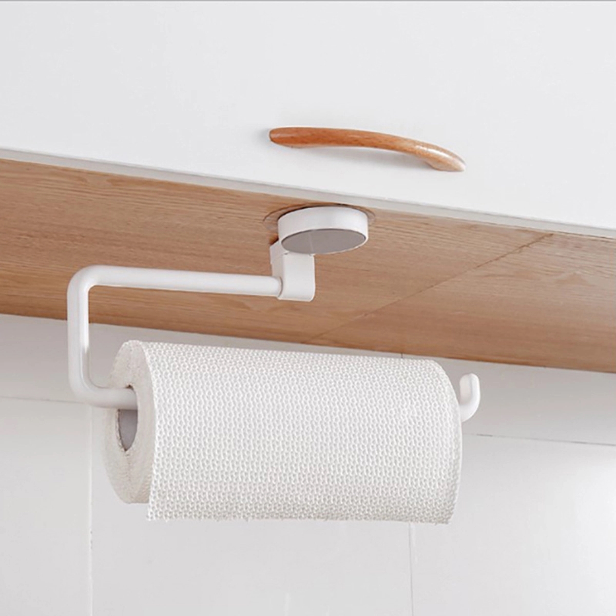 Multi-function Tissue Roll Holder and Towel Bar 5
