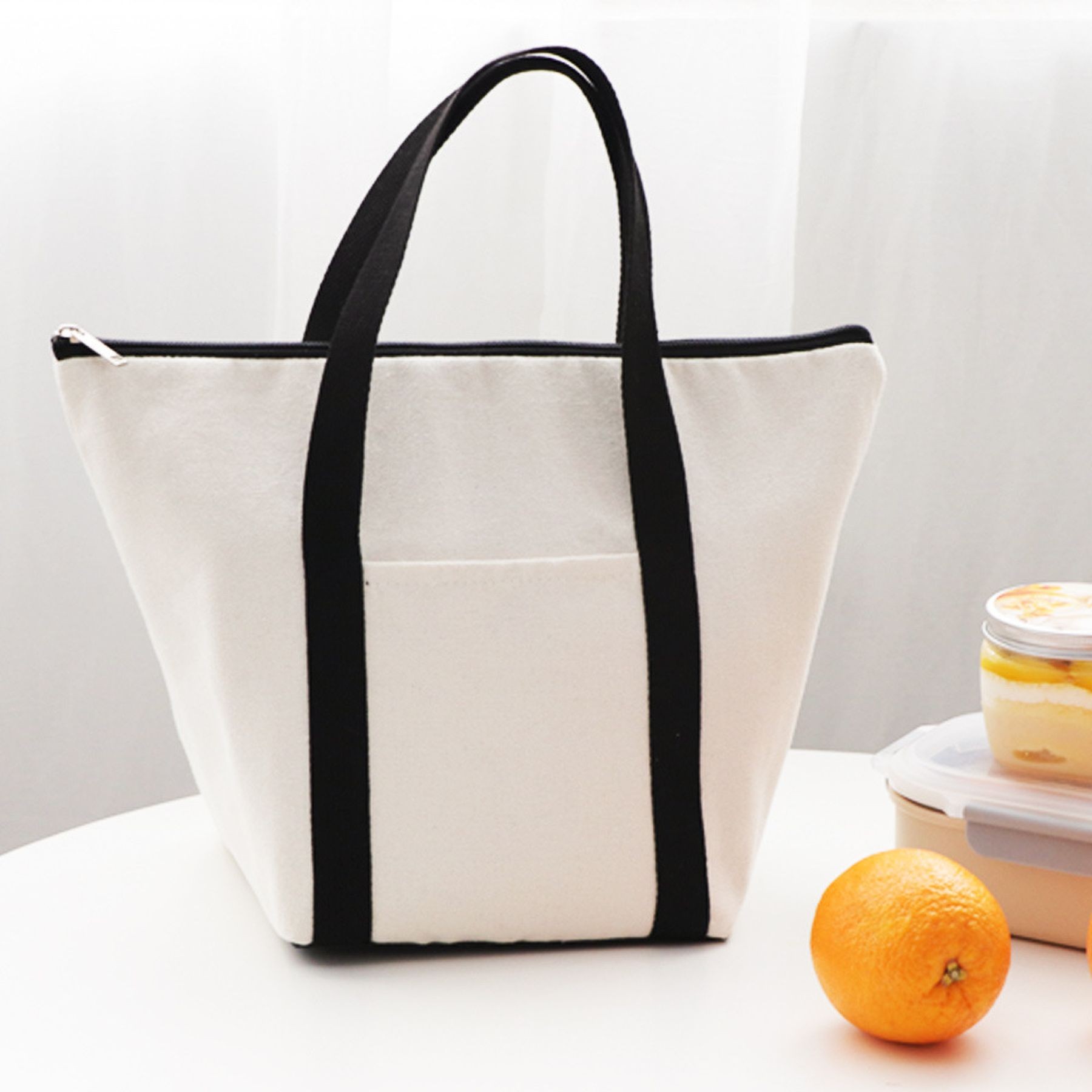 Travel Picnic Leak-Proof Canvas Insulated Cooler Bags 4