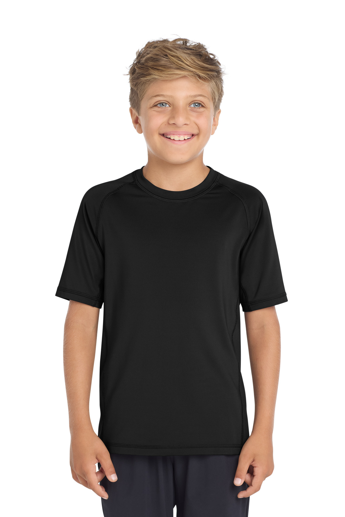 Sport-Tek Youth Rashguard Tee. YST470 31