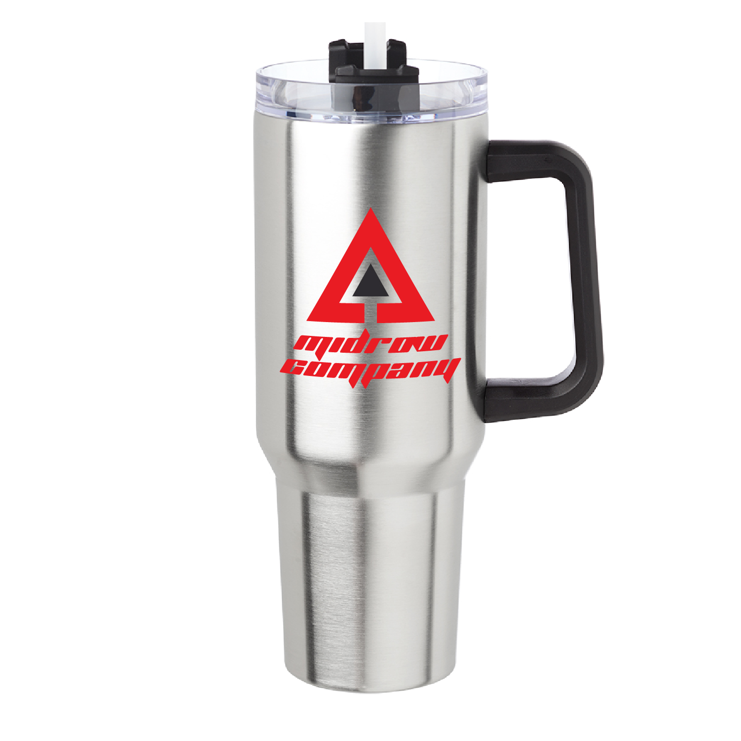 40 oz. Pinnacle Stainless Steel Travel Mug (2 Color Imprint) 2