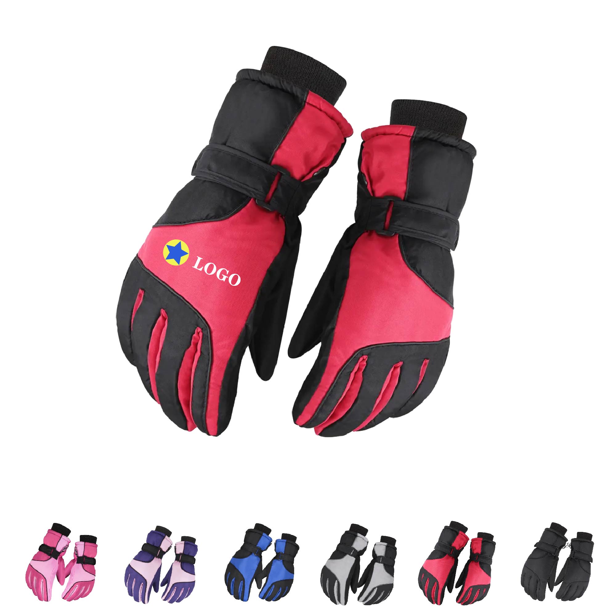 MOQ 10 pcs Touchscreen Snowmobile Glove 2
