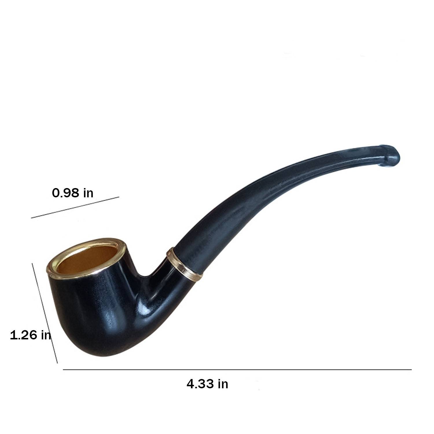 Detachable Ergonomic Elegant Resin Plastic Tobacco Pipe 5