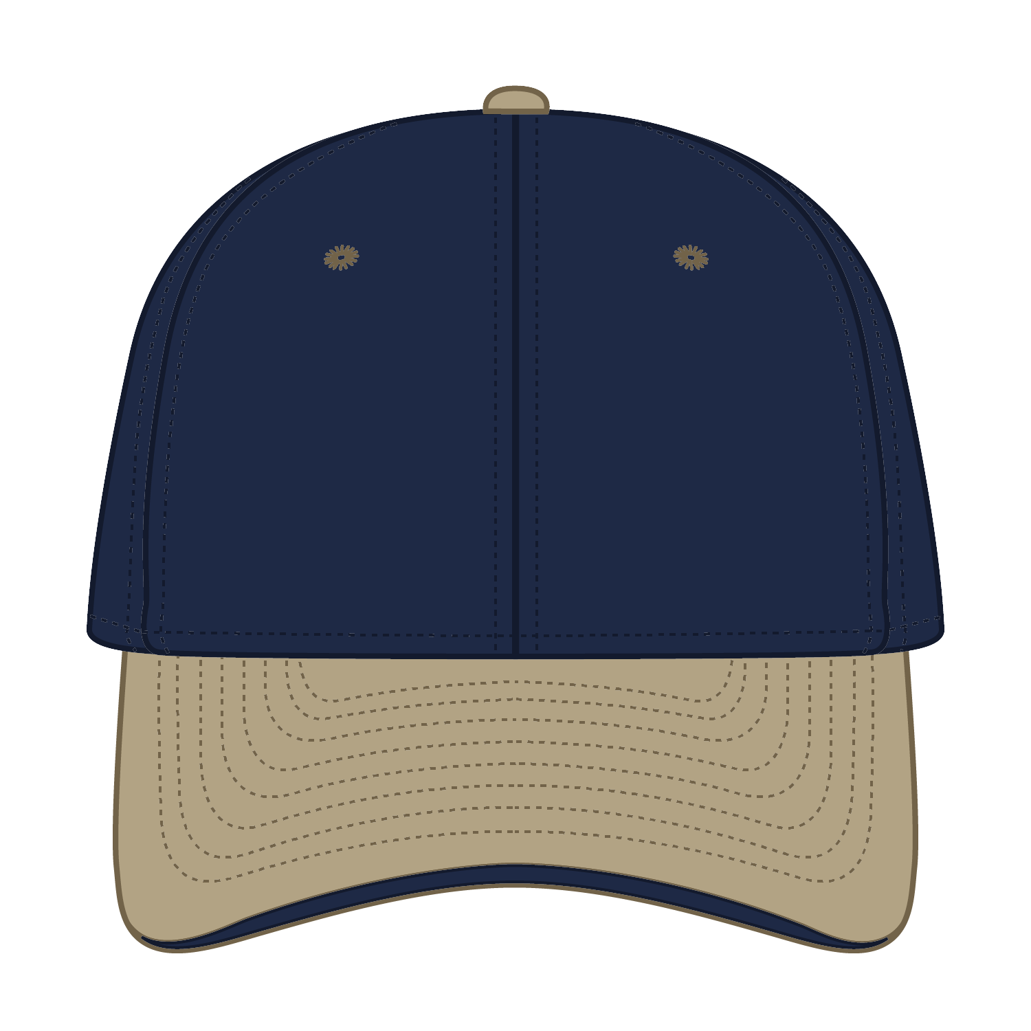 OTTO CAP® OTTO FLEX® Fitted 6 Panel Low Profile Baseball Cap 8
