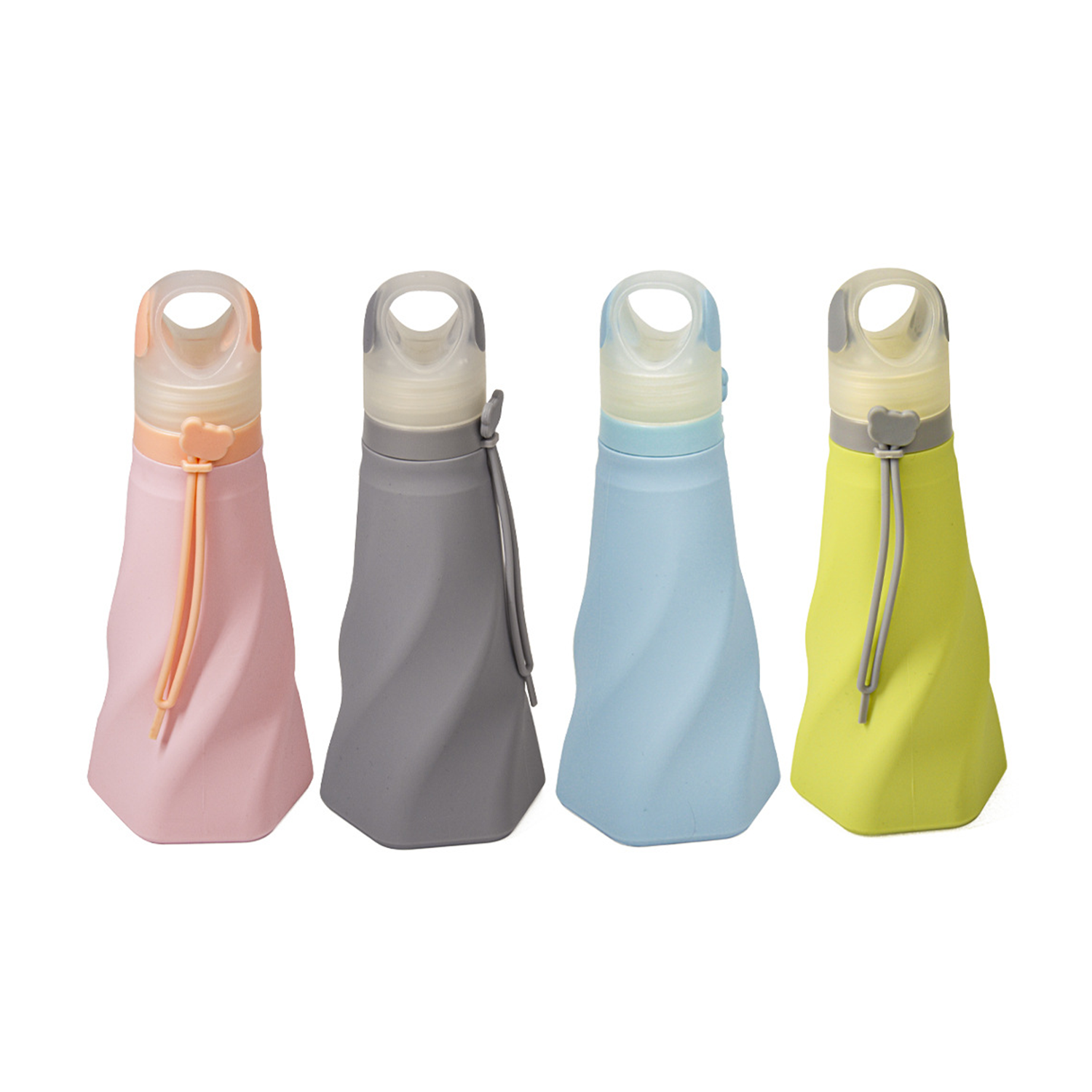 17oz Silicone Foldable biking water Bottle 7