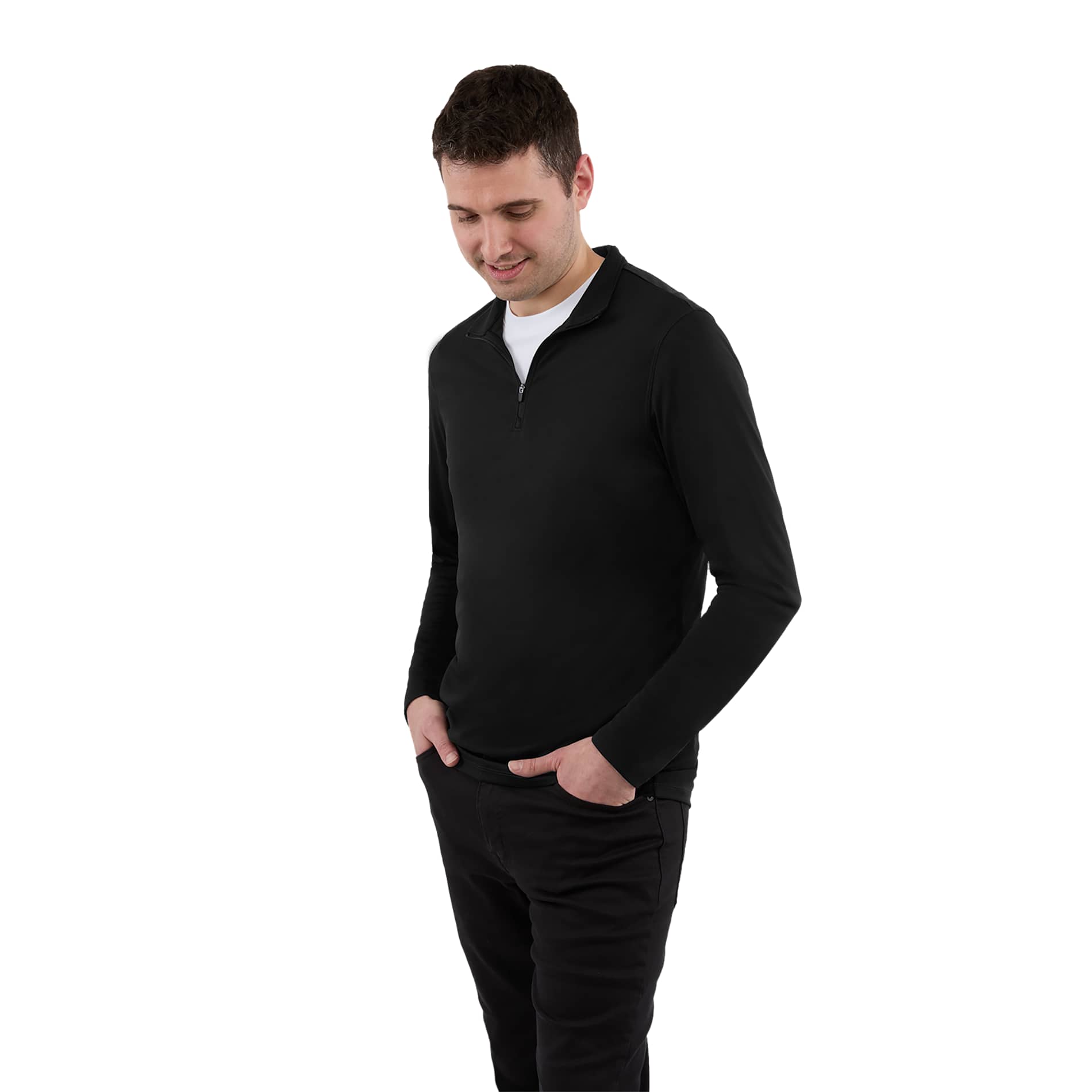 DARA Knit Quarter Zip - Men's, custom hoodie or sweatshirt with logo imprint 29