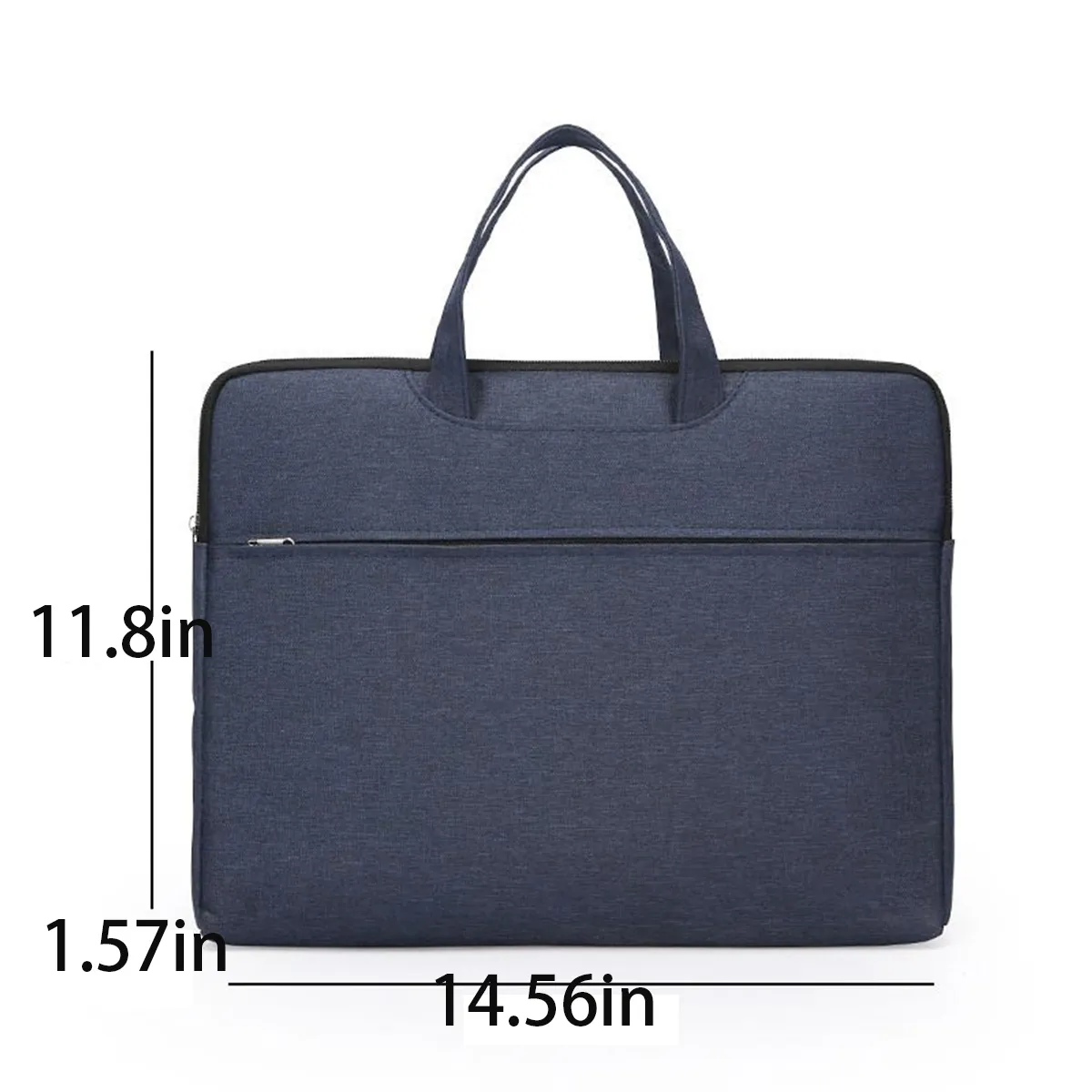 Office Laptop Briefcase Large Capacity Canvas Document Bag 4