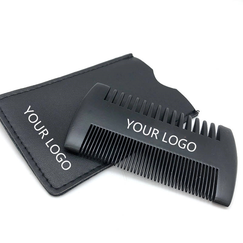 custom logo wood brush comb 2