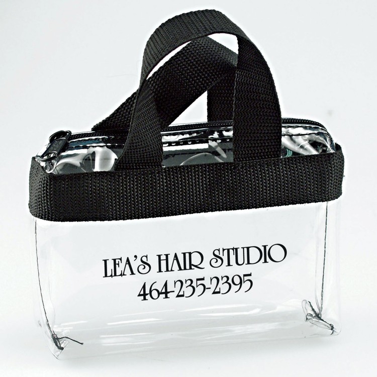 Clear 19 Gauge Vinyl All Purpose Bag W/Gusset (6"x4"x2") 3
