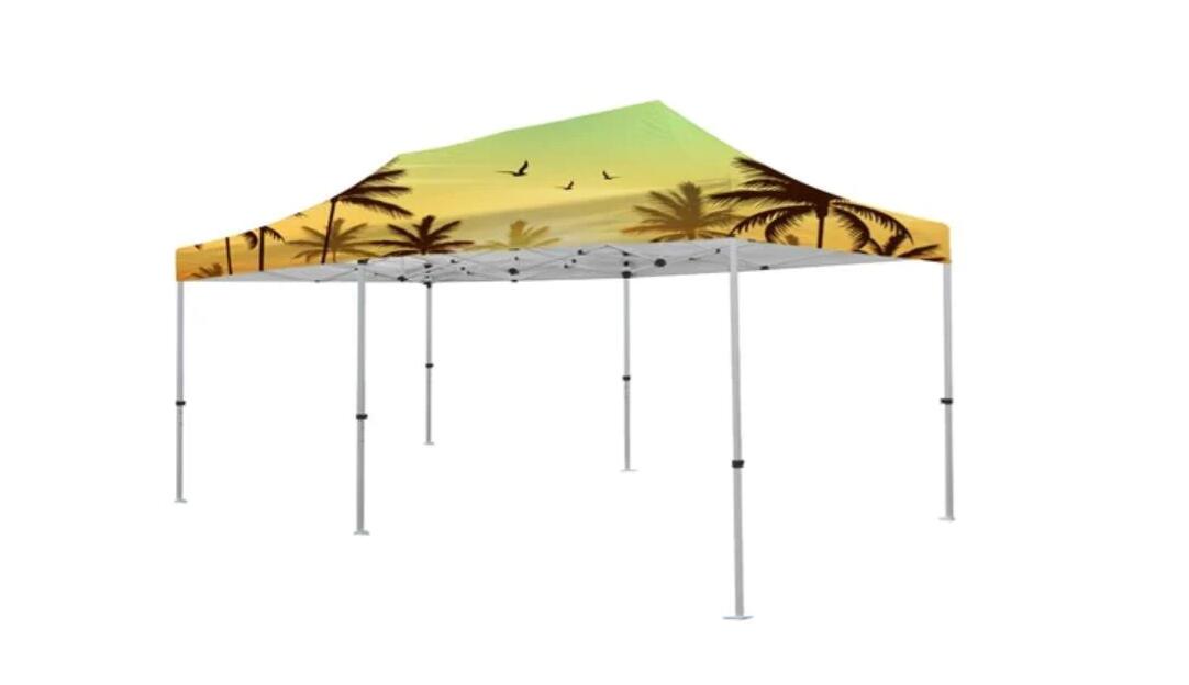 Premium Aluminum (Silver)20' Event Tent Kit (Full-Bleed Dye Sublimation)