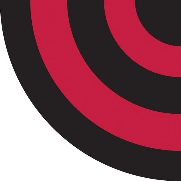 POW MIA Half Fan Red-Black 2