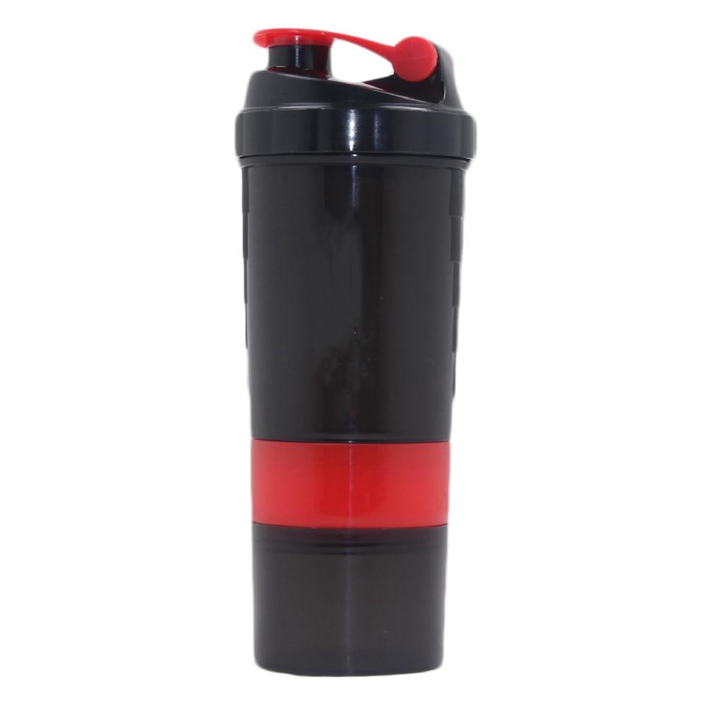 3 in 1 Plastic Sports Gym Protein Shaker Bottle 3