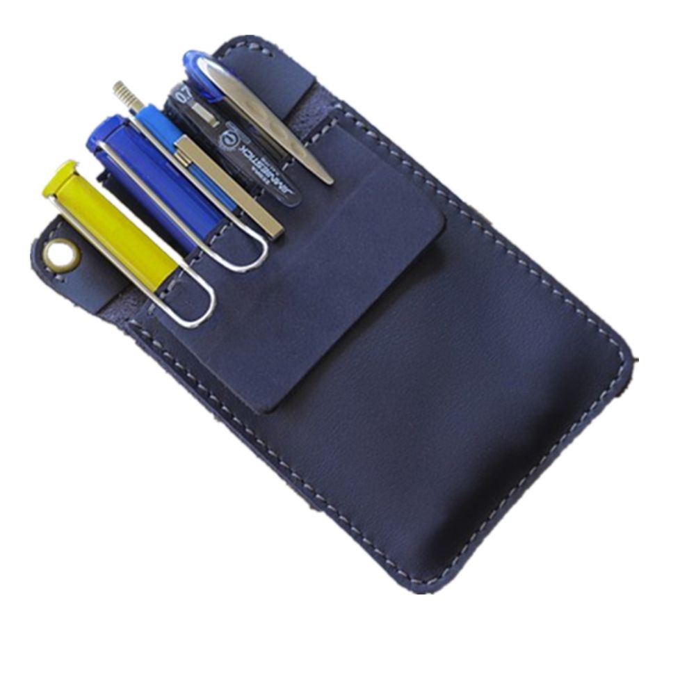 Leather Pen Pocket Pouch Work Tool For Shirts 2