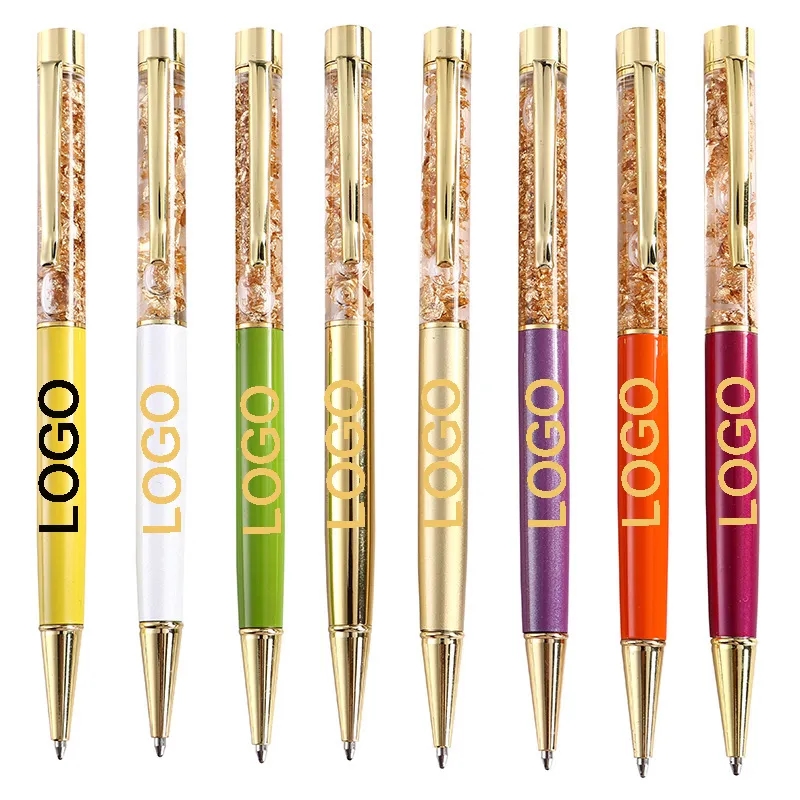 Luxury Flow Oil Crystal Metal Pen 5