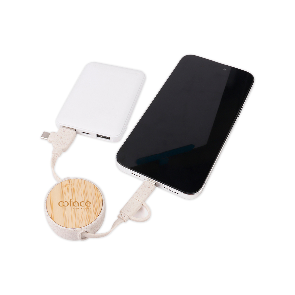 Eco-Friendly Retractable Cable with Type-C/USB 8