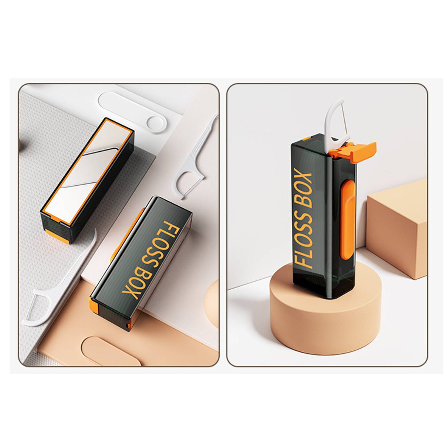 Portable Plastic Floss Pick Organizer 6