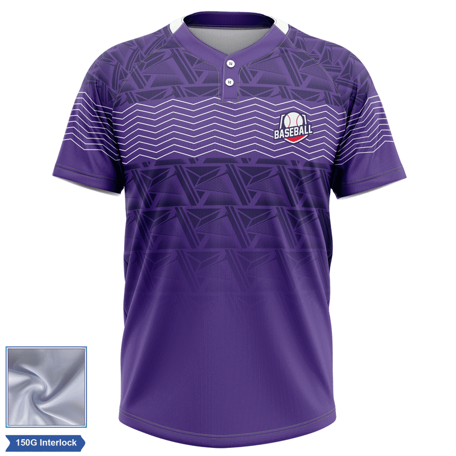 Rush - Men's & Kids' Sublimation 2-Button Baseball Jersey -