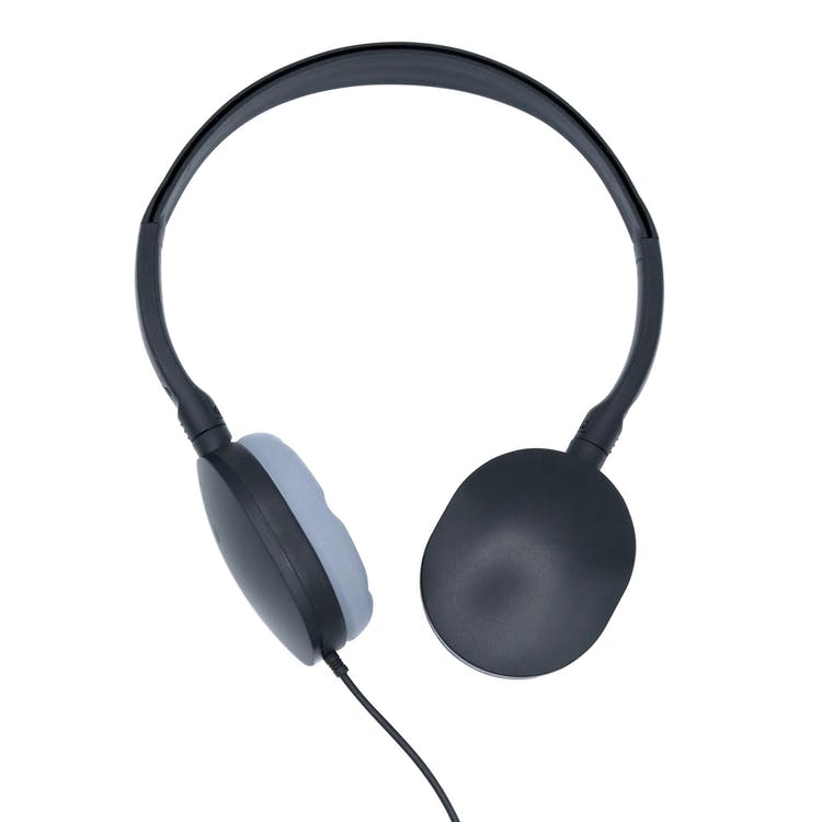 Headphones with Swivel Earpads - Black Rubber 2